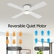 preview thumbnail 14 of 32, MLiAN 48" DC Flush Mount Ceiling Fan with Light Kit and Remote Control