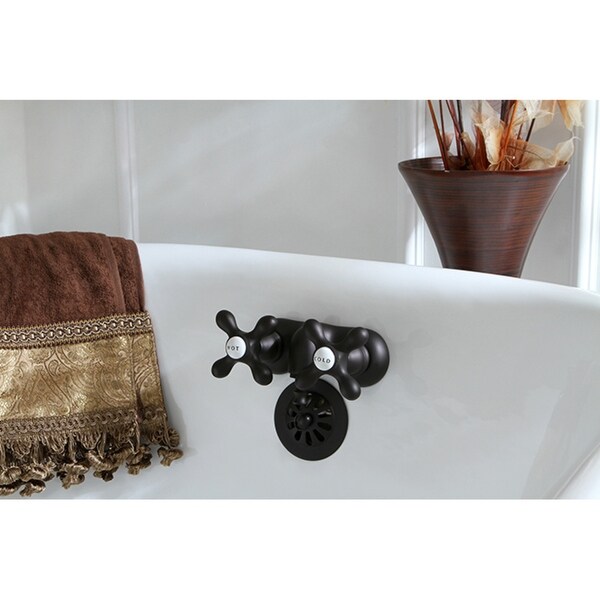 Vintage 3-3/8-Inch Wall Mount Tub Faucet - Overstock - 32402439