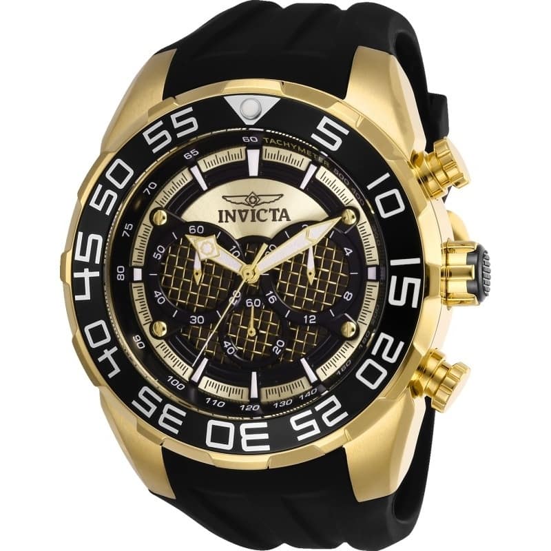 Invicta Men's 26301 'Speedway' Black Silicone Watch