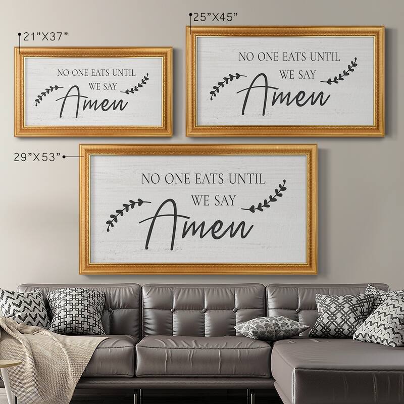 Navy Gold Map Premium Framed Canvas- Ready to Hang