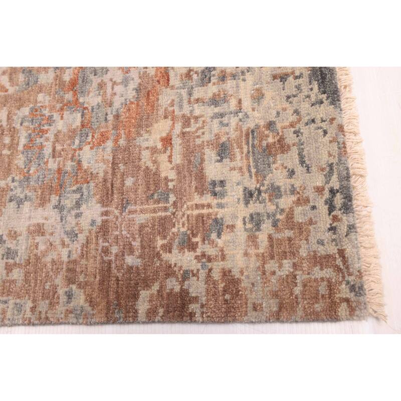 ECARPETGALLERY Hand-knotted Heritage Light Grey Wool Rug - 8'0 x 9'10
