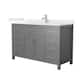 Option Dark Gray / Giotto Quartz Top / Brushed Nickel