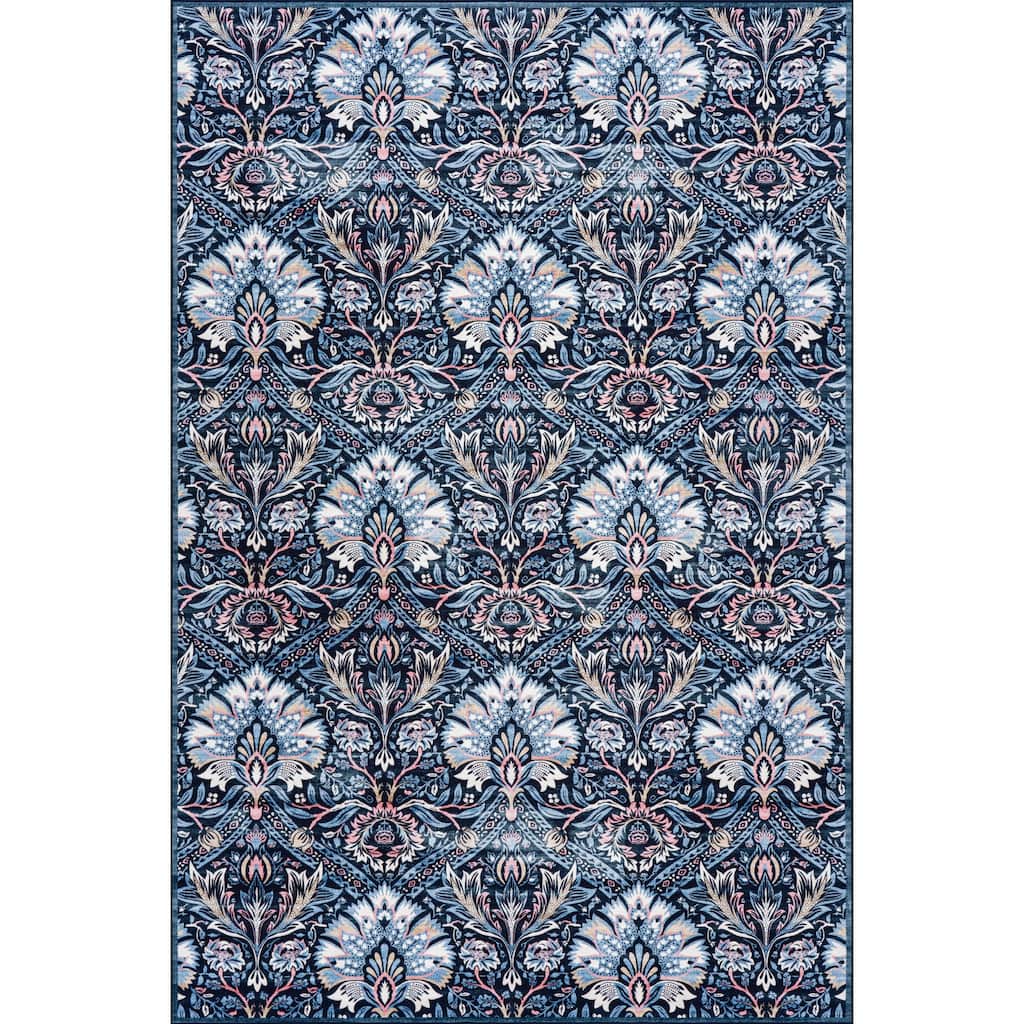 Nuloom Aurenda Floral & Paisley Washable Rug