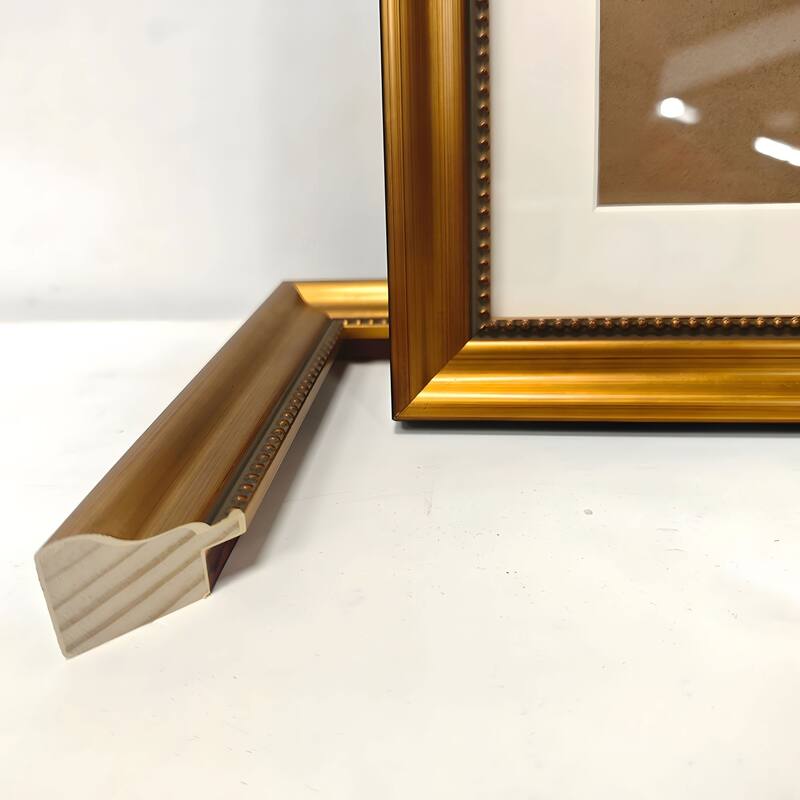 Set of 2 Vintage Castle Framed Wall Art - Replaceable Canvas Prints with Solid Wood Picture Frames, Antique Architecture