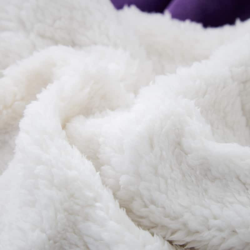 Sherpa Blanket - Fluffy & Soft Plush Bed Blanket - Hypoallergenic - Reversible - Lightweight