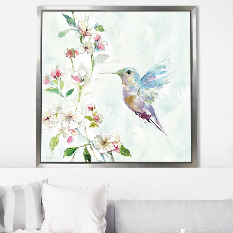 "Hummingbird II" by Carol Robinson Print on Floating Canvas