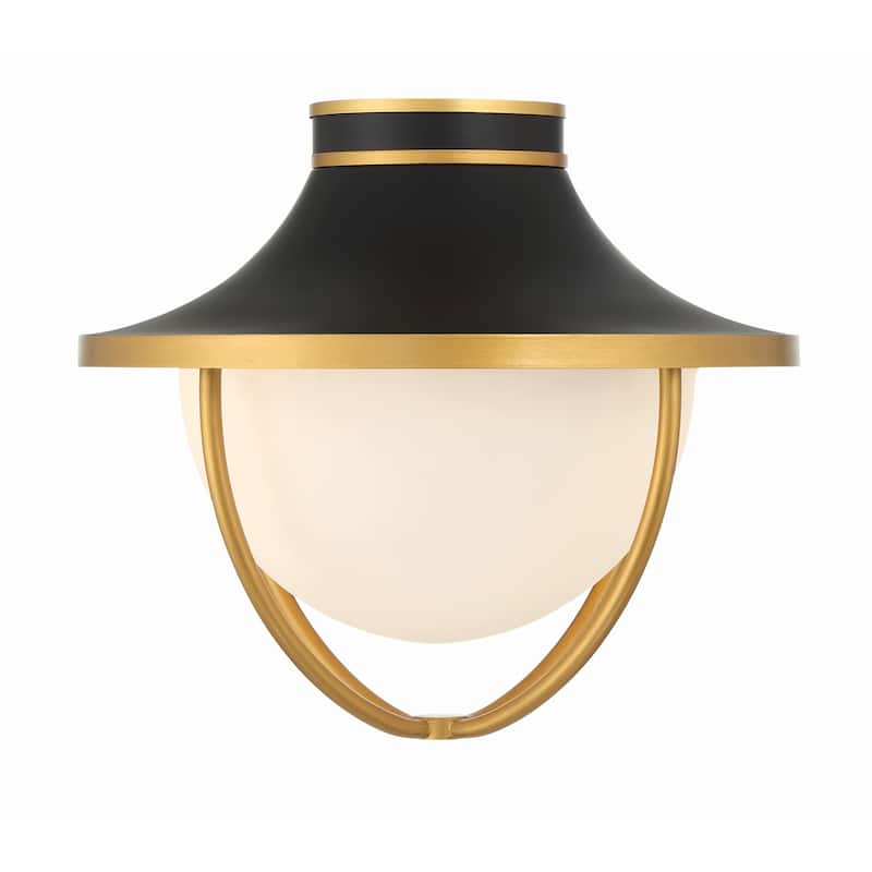 Crystorama Lighting Group ATL-700 Atlas 2 Light 14" Wide Flush Mount