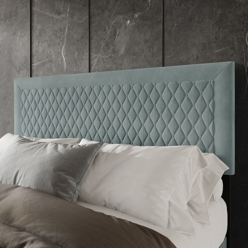 CraftPorch Transitional Velvet Upholstered Headboard