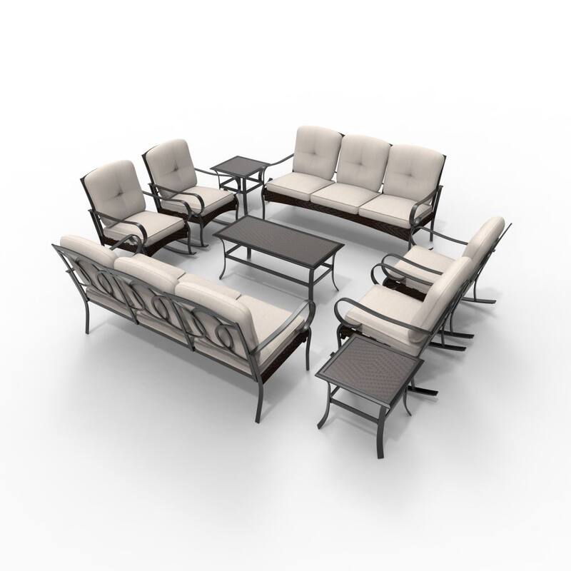 Moda Steel Patio Durable Sofa Collection for You Free Combination