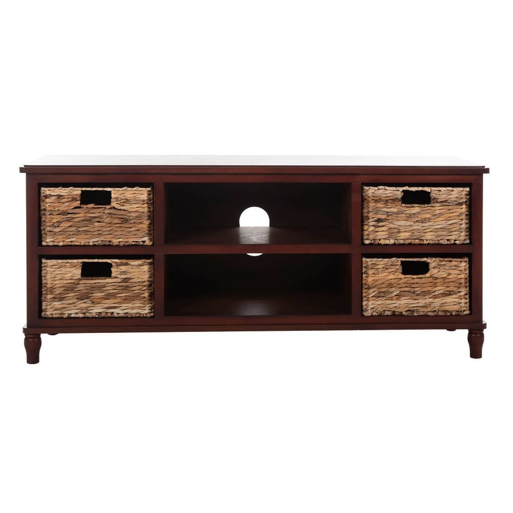 SAFAVIEH Hessie Entertainment Media Unit (Fits Up To 55" Flatscreen TV) - 47Wx16Dx20H
