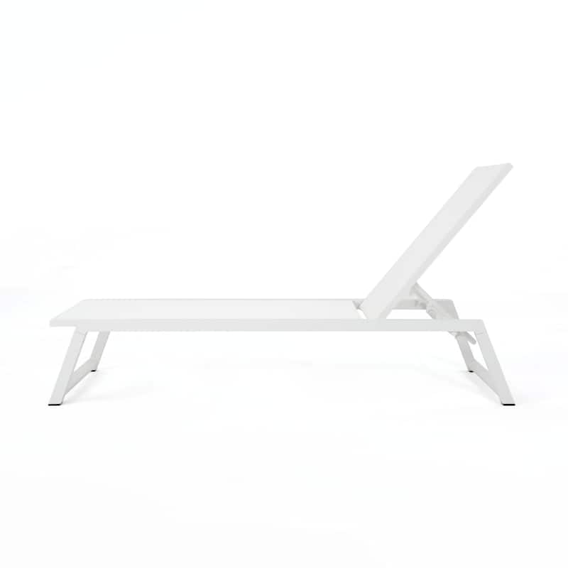 outdoor CHAISE LOUNGE ,White