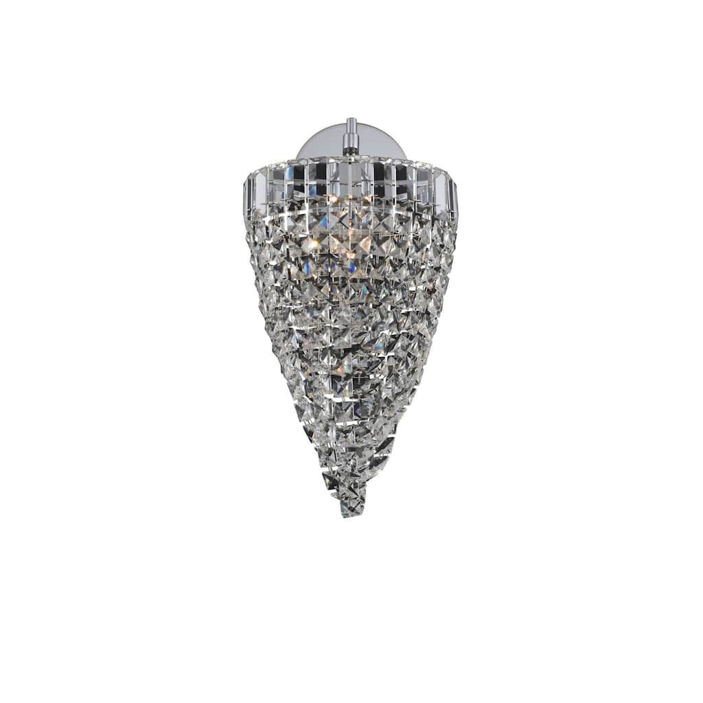 Allegri 035320-FR001 Mira 20" Tall Wall Sconce with Firenze Crystal