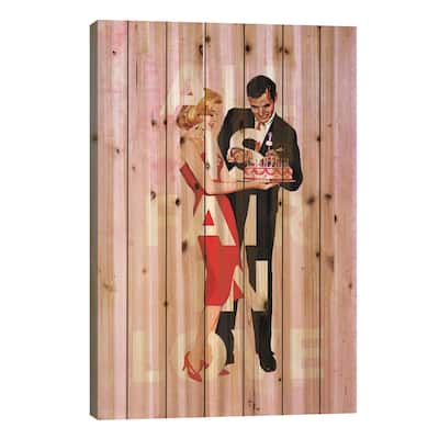 All Is Fair In Love Print On Wood by Heather Landis - Multi-Color