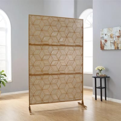 Outdoor & Indoor Privacy Screen Metal Privacy Screen 76" H×48" W
