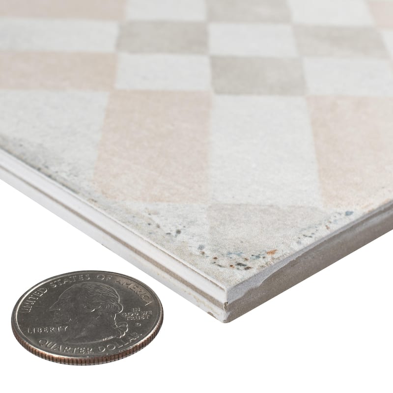 Merola Tile Barcelona Decor Sants 5-3/4" x 5-3/4" Porcelain Floor and Wall Tile