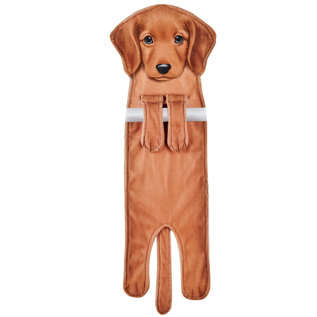 Adorable Dog-Shaped Hanging Kitchen Towel