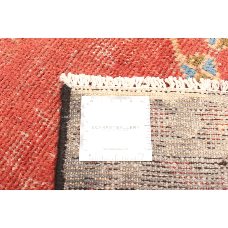 ECARPETGALLERY Hand-knotted Andelz Red Wool Rug - 3'7 x 6'5