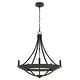 preview thumbnail 16 of 40, Hunter Perch Point Chandelier, Wheel, Candle, Dining Room, Entry, Modern Rustic, Industrial