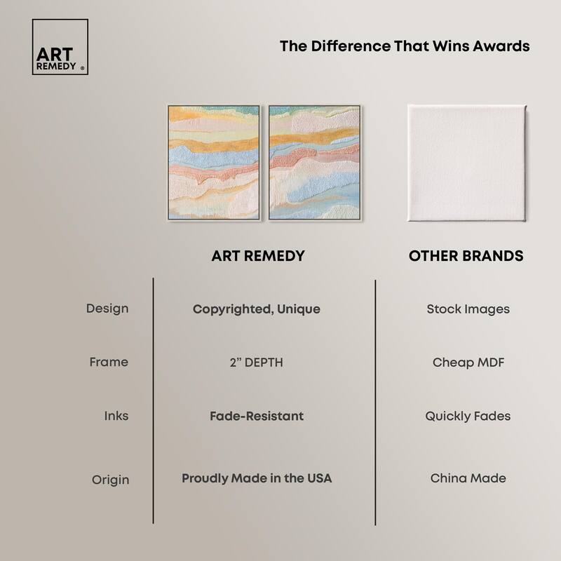 Morning Calm III Canvas Set of 2 by Art Remedy