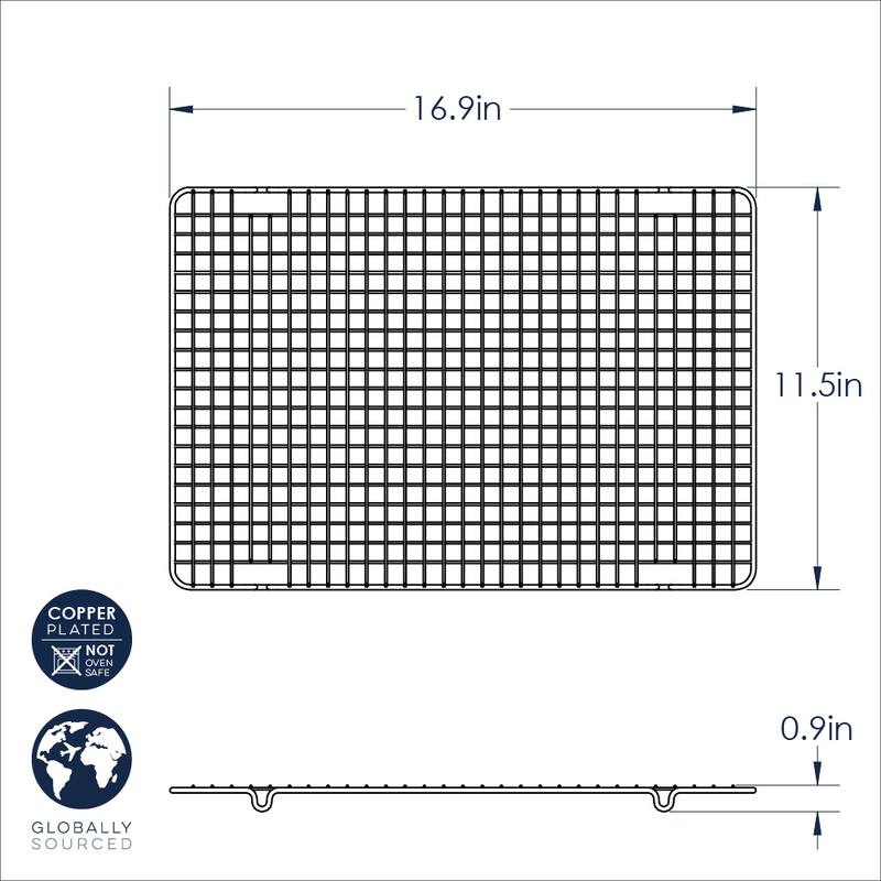 Nordic Ware Copper Plated Cooling Grid 1/2 Sheet