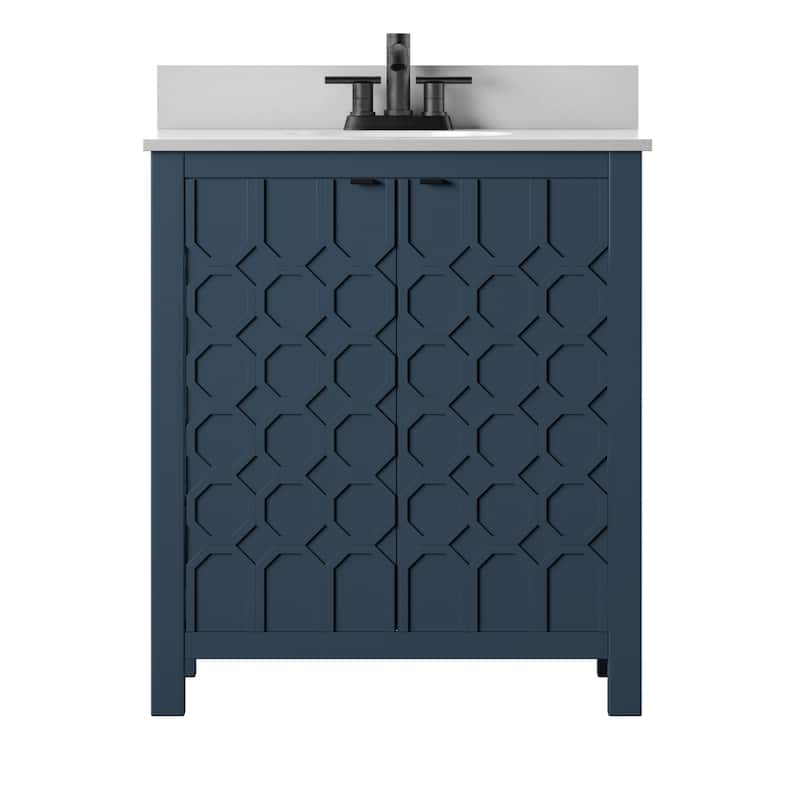 30" Single Bathroom Vanity with Countertop Sink Included