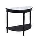 preview thumbnail 9 of 25, Convenience Concepts French Country Half-Round Entryway Table with Shelf