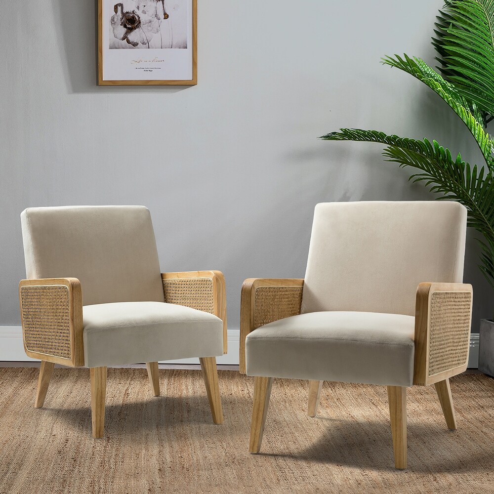 Tan accent chair set of deals 2