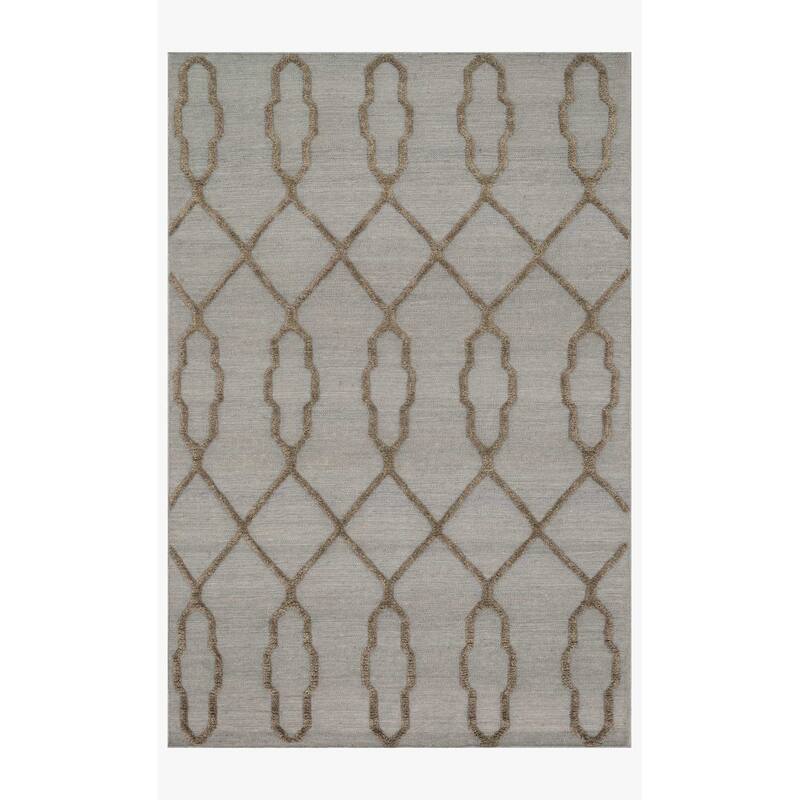 Alexander Home Lennon Moroccan Hand-Woven 100% Wool Slate Rug