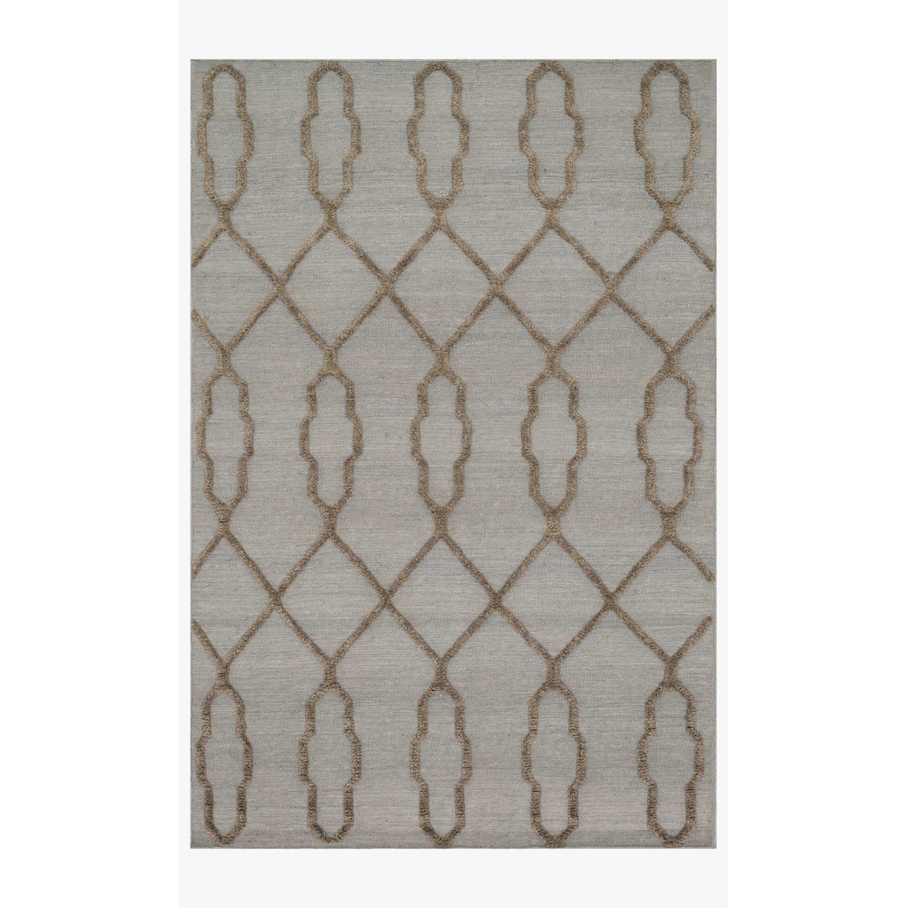 Alexander Home Lennon Moroccan Hand-Woven 100% Wool Slate Rug