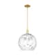 Option Clear Water Glass / Satin Gold