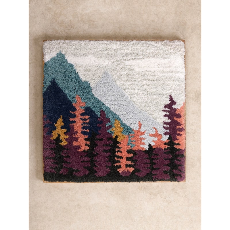 Jhansi Tufted Wall Art - 18"x18"