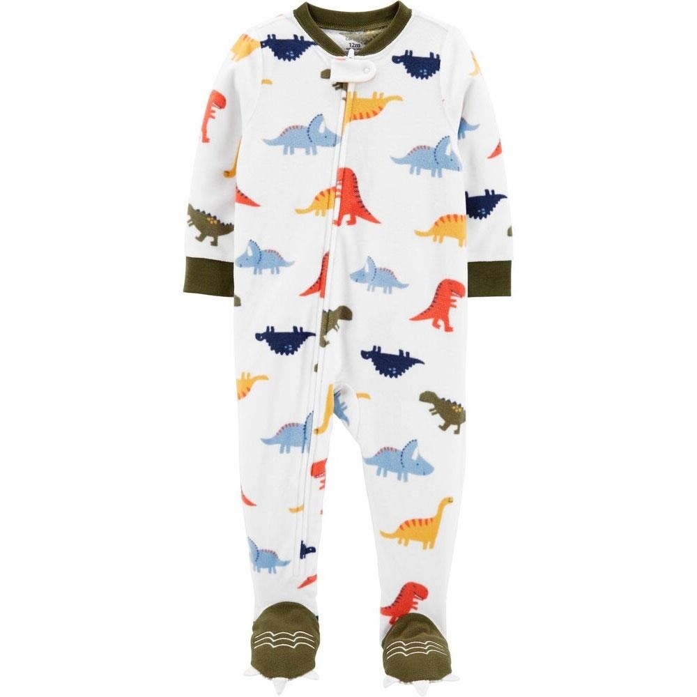Shop Carters Boys 12 24 Months Dinosaur Microfleece Sleeper