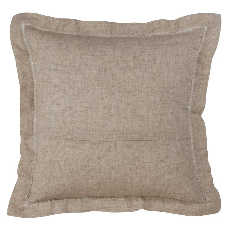 Hemstitched Throw Pillow