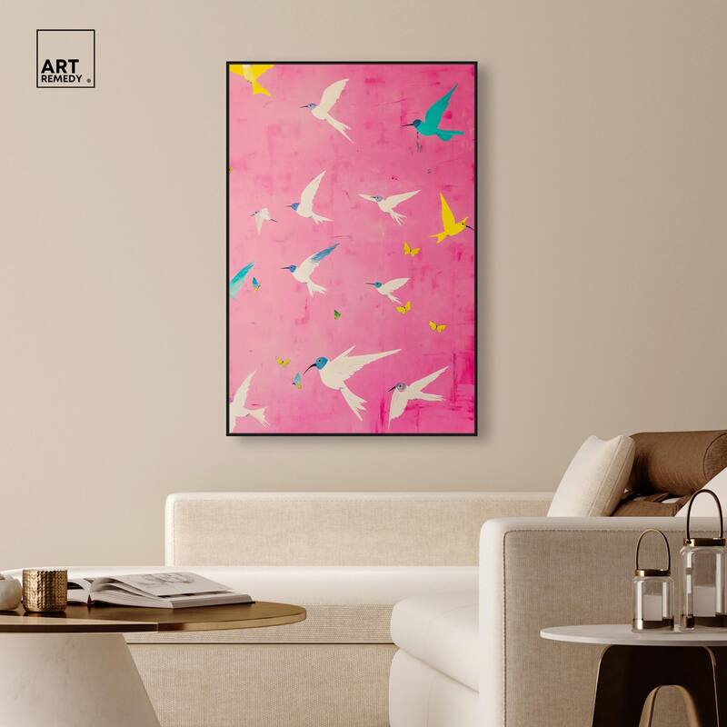 Soaring Sorbet Canvas by Art Remedy