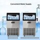 preview thumbnail 4 of 10, AOOLIVE Freestanding Commercial Ice Maker Machine 100LBS/24H