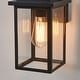 preview thumbnail 12 of 18, KAWOTI Black Outdoor Wall Sconces and Pendant Light