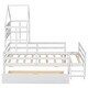 preview thumbnail 13 of 13, Kids Bed House Play DIY Platform Bed with Guardrail and Drawer