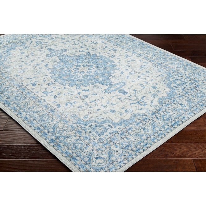 Livabliss Hera Medallion Washable Area Rug