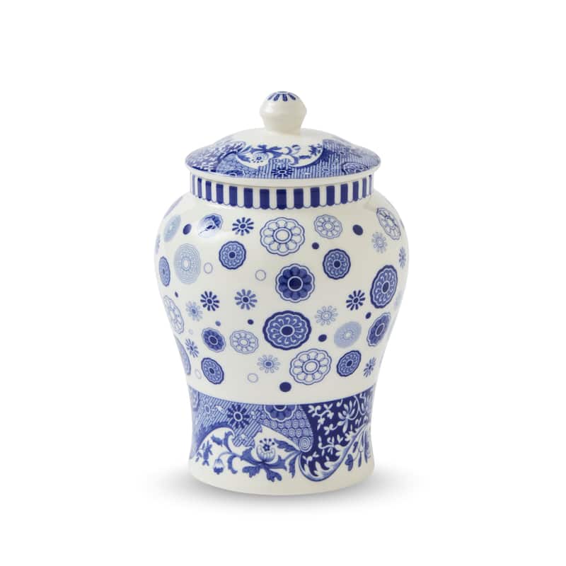 Spode Blue Italian Vase - 5" - Brocato