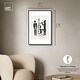 preview thumbnail 12 of 60, Bebop I Black Art Canvas Print by Art Remedy