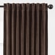 preview thumbnail 12 of 42, Chanasya Velvet Room Darkening Window Curtain Panel Pair (Set of 2) W52 x H63 Inches - Mink