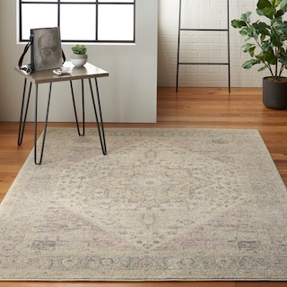 Nourison Tranquil Traditional Persian Medallion Area Rug