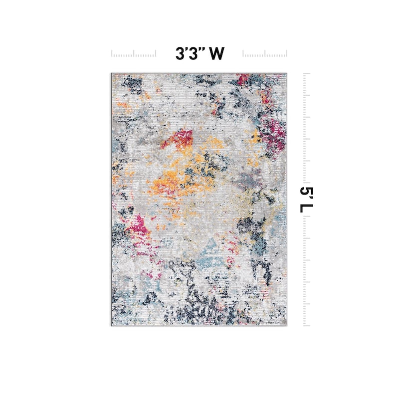 Modern Abstract Whispers Area Rug
