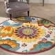 preview thumbnail 66 of 71, Nourison Aloha Scandinavian Floral Indoor/Outdoor Area Rug