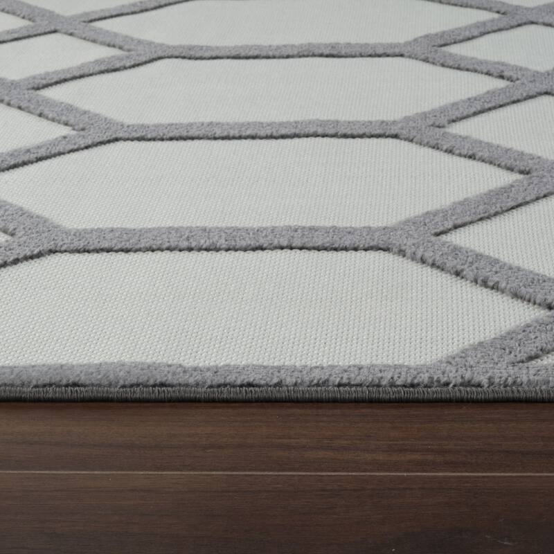 Mara Abstract Shapes Weather Resistant Current & Stylish Outdoor Rug