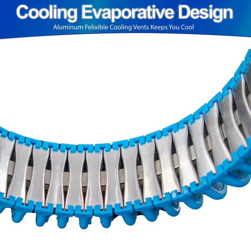 Cooling Neck Band - Personal Portable Air Conditioner Evaporative Wrap with Cooling Aluminum Vents