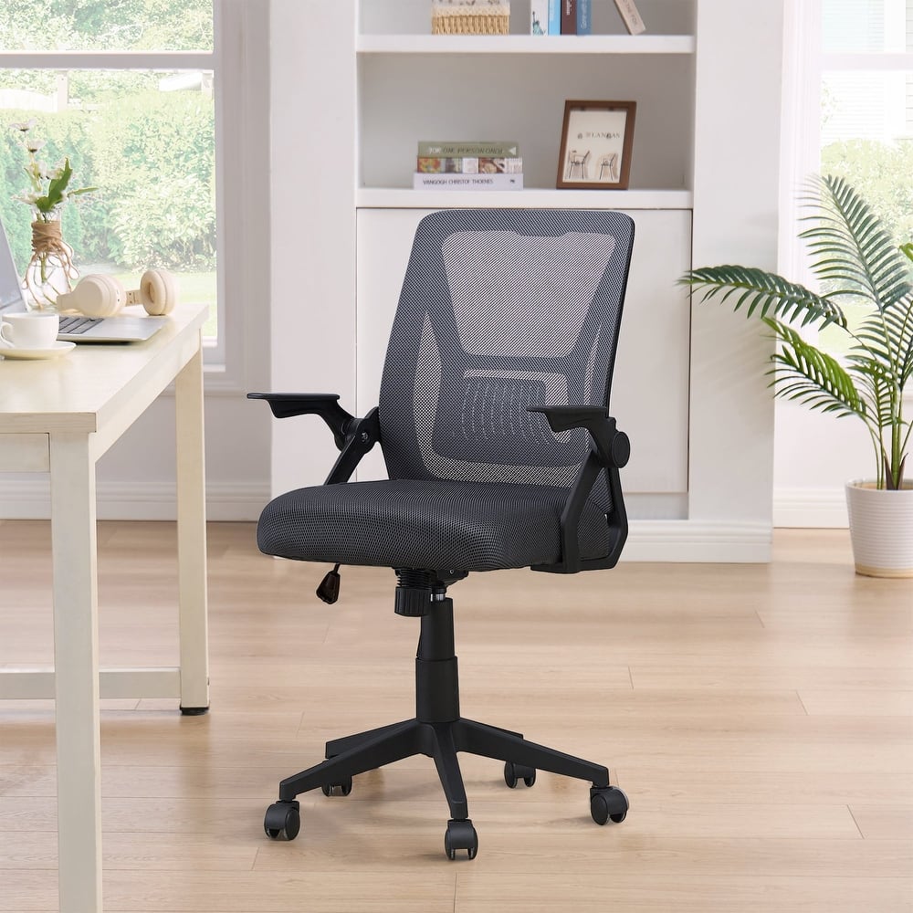 Javlergo Office Mesh Chair Computer Chair with Armrests and Lumbar Support Desk Chair