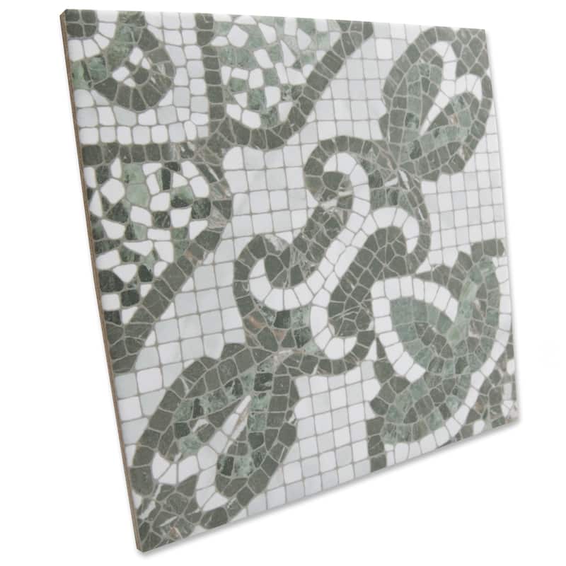 Merola Tile Versailles Mosaico Chateau 7-7/8" x 7-7/8" Porcelain Floor and Wall Tile