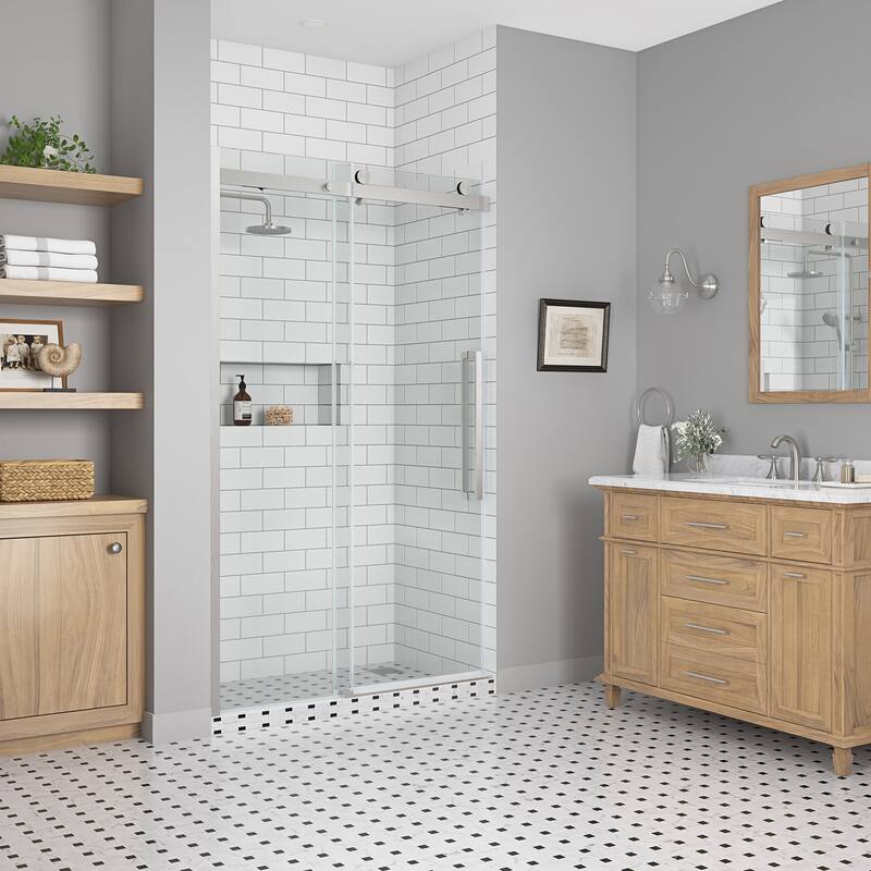 OVE Decors Bel Soft-Close Frameless Sliding Soft Close Shower Door