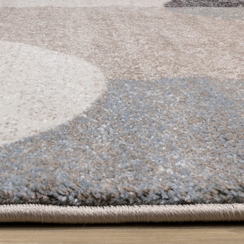 Brookfield Collection - Brown/Grey/Cream Shape Shifting Rug